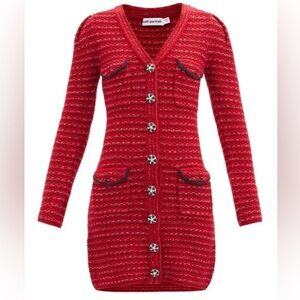 SELF PORTRAIT tweed dress